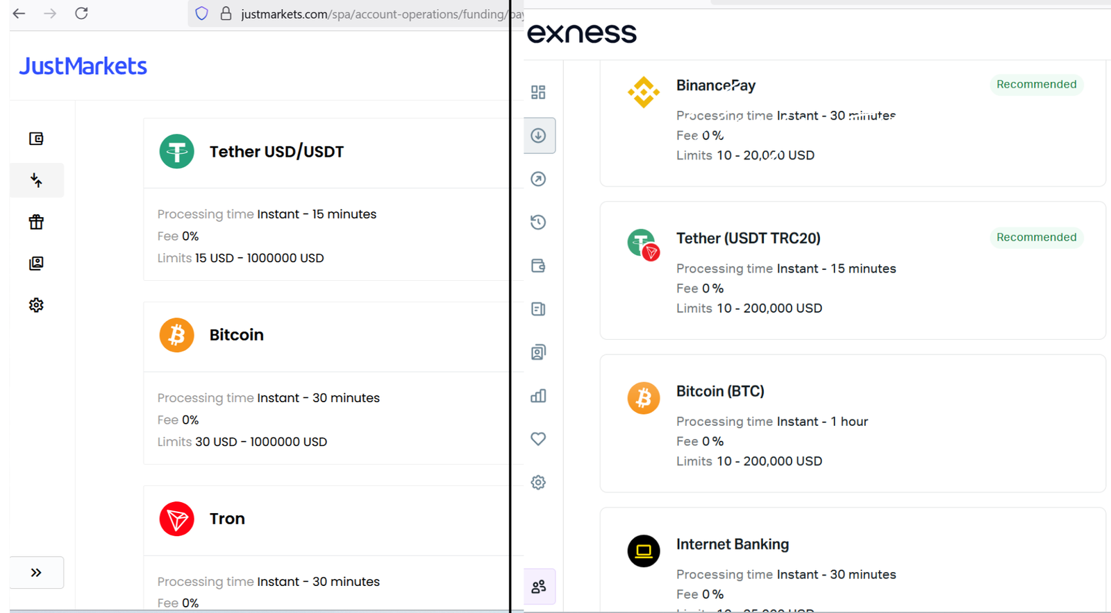 justmarkets vs exness