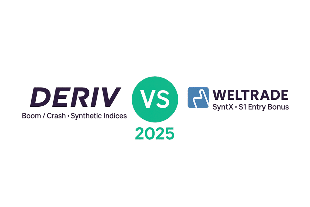 deriv vs weltrade (2025) Deriv vs Weltrade